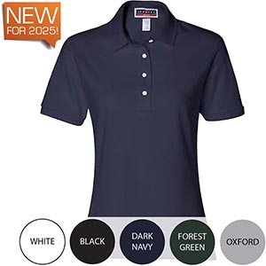 Women's Short Sleeve Cotton/Poly Jersey Polo
